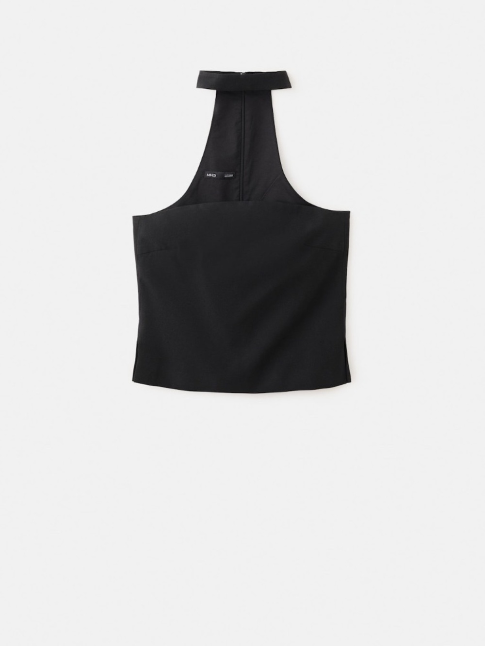 Lyocell top with neck strap